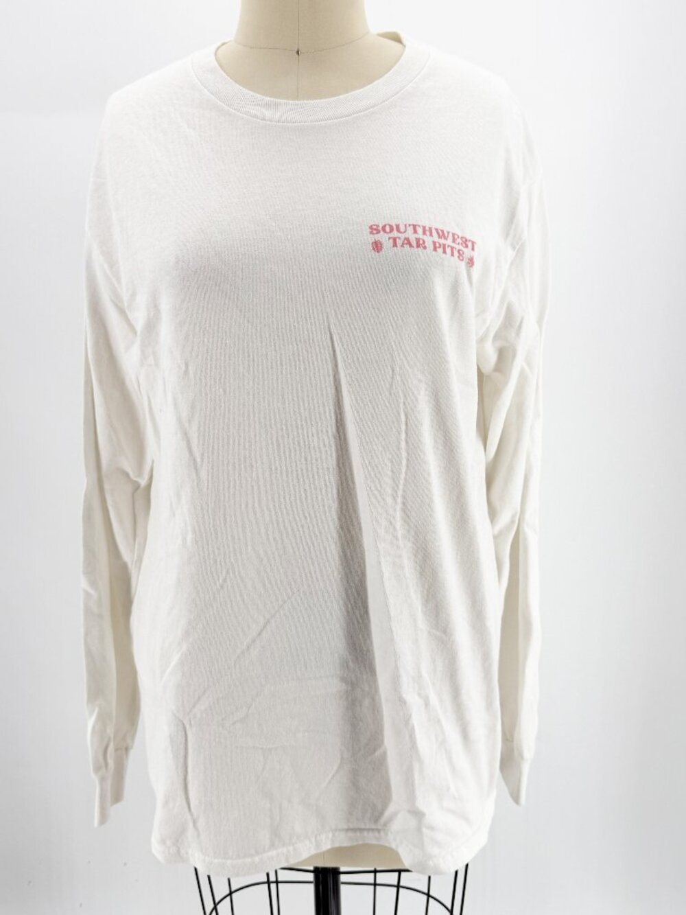 Kaeraz southwest La Brea CA Tar Pits LSV crewneck Tee White M